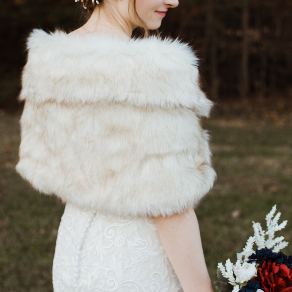 Faux Fur Shawl